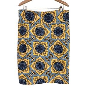 LULAROE Cassie Pencil Skirt Sunflowers! XL